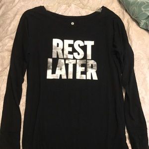 Black long sleeve activewear